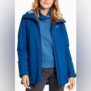 L.L. Bean Waterproof primaloft packaway jacket  women’s large (petite)